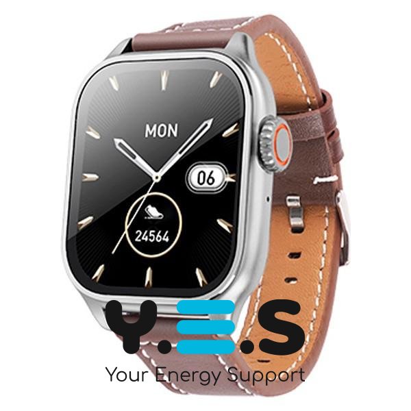 Смарт годинник Hoco Y17 | BT Call, Track, HeartRate, IP67 | Срібний