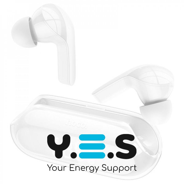 Бездротові вакуумні навушники Hoco EW39 Bright TWS white