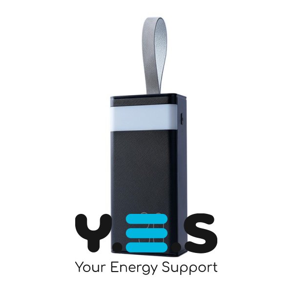 Зовнішній чорний акумулятор Remax RPP-320 Chinen 30000mAh QC 22.5W LED лампа