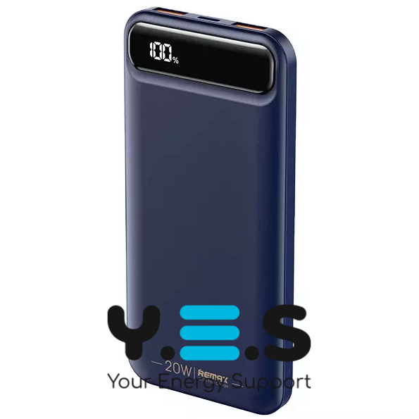 Повербанк синій 10000mAh Remax RPP-520 22,5 Вт із швидкою зарядкою