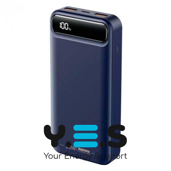 Зовнішній синій акумулятор павербанк 20000mAh Remax RPP-521 PowerBank Bole 22,5W