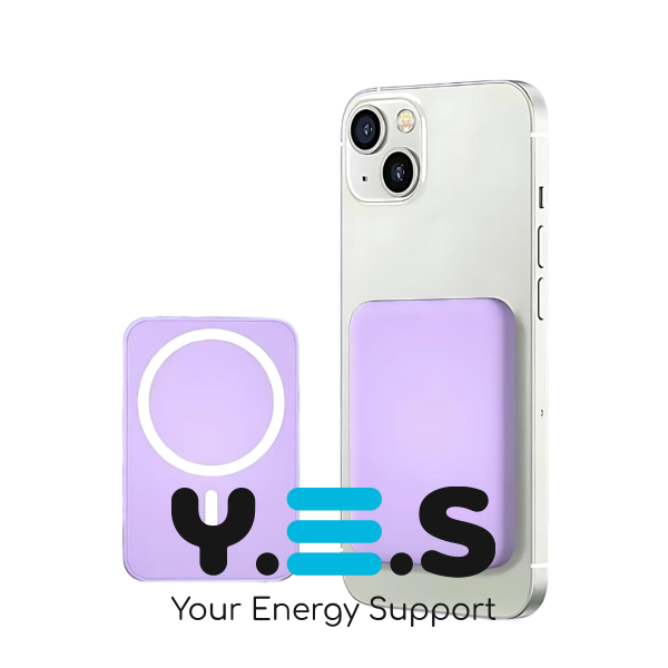 Повербанк Remax RPP-65 10000mAh бузковий бездротовий портативний з магнітною зарядкою Power Bank MagSafe