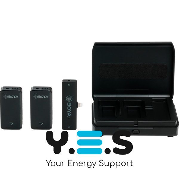 Бездротова мікрофонна система для смарт-пристроїв Boya BY-XM6-K4