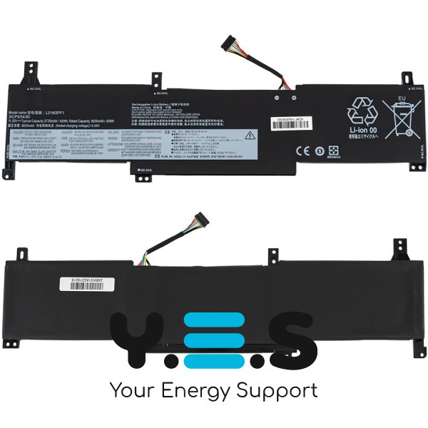 Акумулятор L21D3PF0 для Lenovo IdeaPad 1 15IAU7, 15ADA7 L21D3PF0 L21M3PF0 SB11D70893 L21M3PF0 SB11D70893 11.25V 3735mAh 42Wh