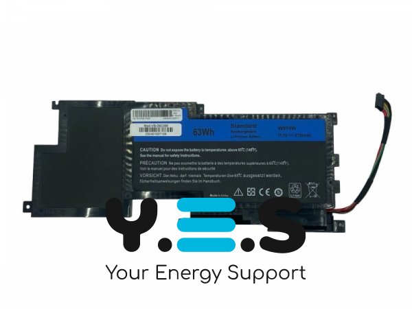 Батарея W0Y6W для Dell XPS 15 XPS 15-L521X Series 11.1V 5700mAh