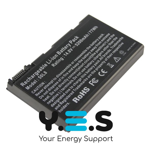 Батарея BATBL50L8H для Acer: Aspire 3100 3690 5100 5110 5515 5610 5630 5650 5680 2450 4200 5200mah 14.4V