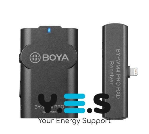 Петличний мікрофон Boya BY WM4 PRO K2 радіомікрофон двоканальна безпровідна мікрофонна система для журналістів, влогеров, ютуберов