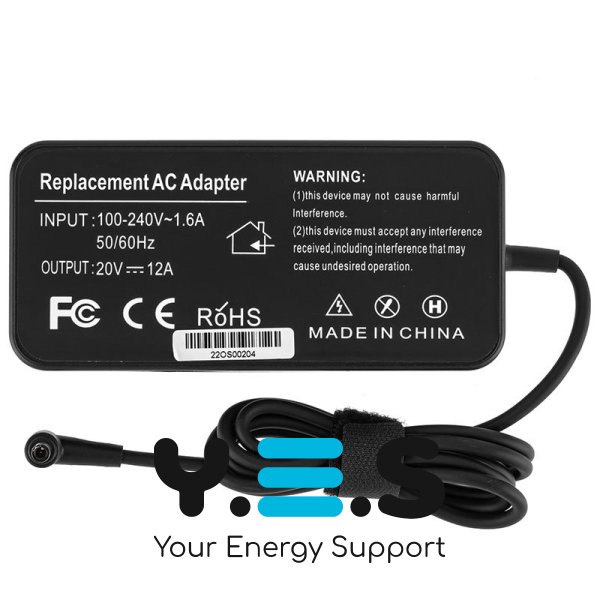 240W 6.0x3.7мм-PIN 20V 12A блок живлення для ASUS