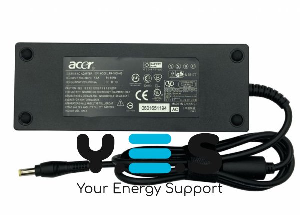 120W 5.5x2.5mm блок живлення для Acer 20V 6A  YDS-120A