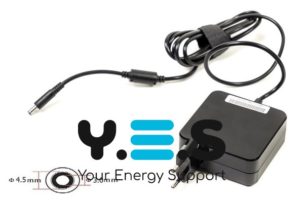 65W 4.5x3.019.5V 3.34A  блок живлення 74VT4 для DELL XPS 18 (1810) Series
