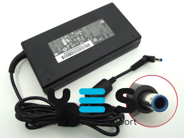 Original 120W 4.5x3.0+Pin Blue 19.5V 6.15A блок живлення для HP