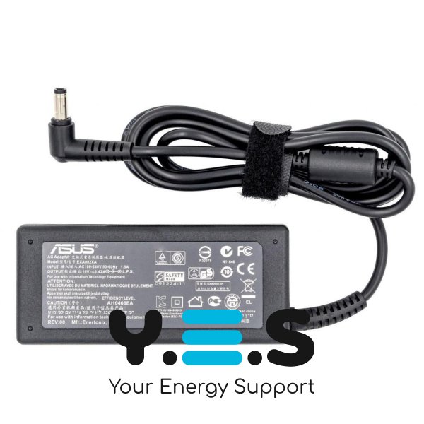 Блок живлення ADP-AS-02 оригінал для ноутбука ASUS 19V 3.42A 65W 5.5x2.5mm + кабель 220B