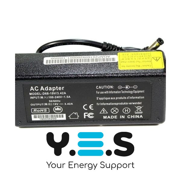 Блок живлення для ноутбука Asus 19V 3.42A 65W HPW-10583