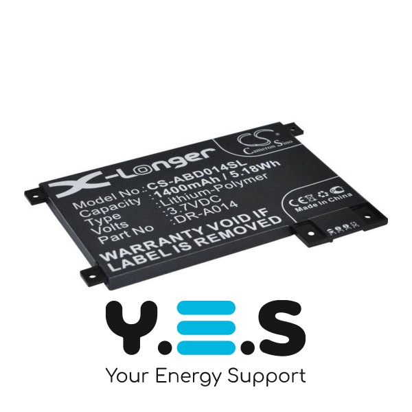 Акумуляторна батарея X-Longer DR-A014 (CS-ABD014SL) для планшетів Amazon Kindle Touch 4th (1400 mAh) HPW-14246