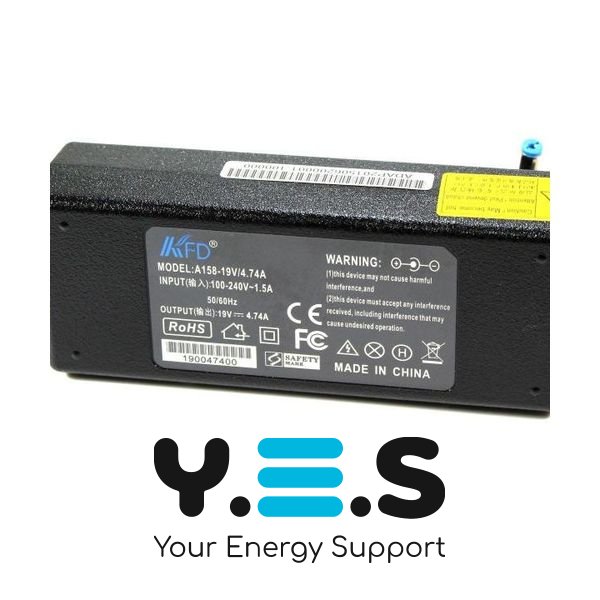Блок живлення для ноутбука Acer 19V 4.74A 90W HPW-10590