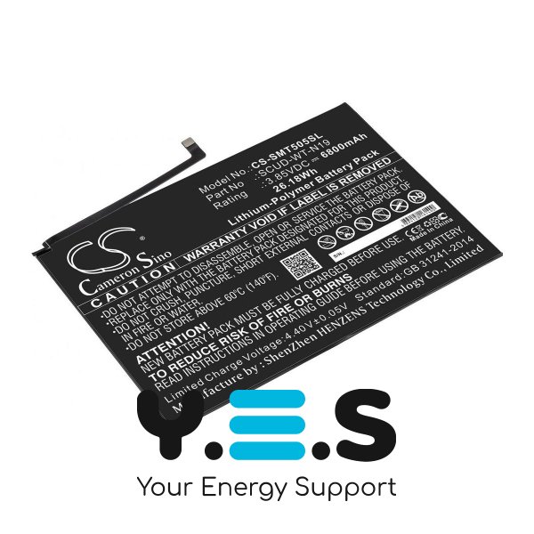 Батарея Cameron Sino SCUD-WT-N19 (CS-SMT505SL) для планшетів Samsung Galaxy Tab A7 10.4 (2020) SM-T500 (6800 mAh) HPW-14307