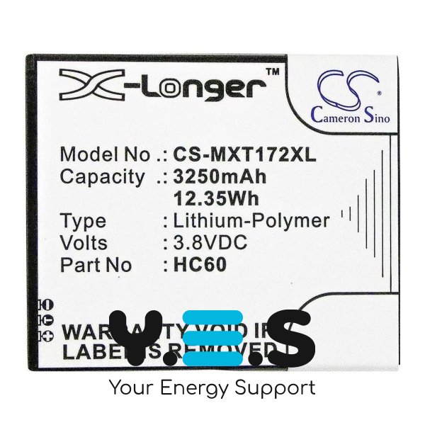 Батарея для телефонів Motorola HC60 (X-Longer CS-MXT172XL) 3250 mAh HPW-12990