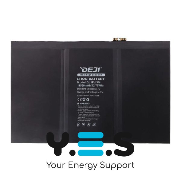 Акумуляторна батарея DEJI Apple A1389 для iPad 3 iPad 4 (11560 mAh) HPW-14421
