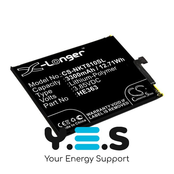 Батарея X-Longer HE363 (CS-NKT810SL) для телефонів Nokia Nokia 8.1 (3300 mAh) HPW-14237