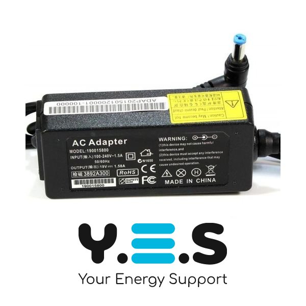 Зарядний пристрій для ноутбука Acer Aspire One 19V 1.58A HPW-10684