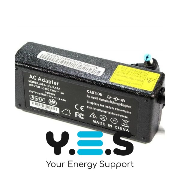 Блок живлення для ноутбука Packard Bell 19V 3.42A (5.5*1.7 mm) HPW-11432