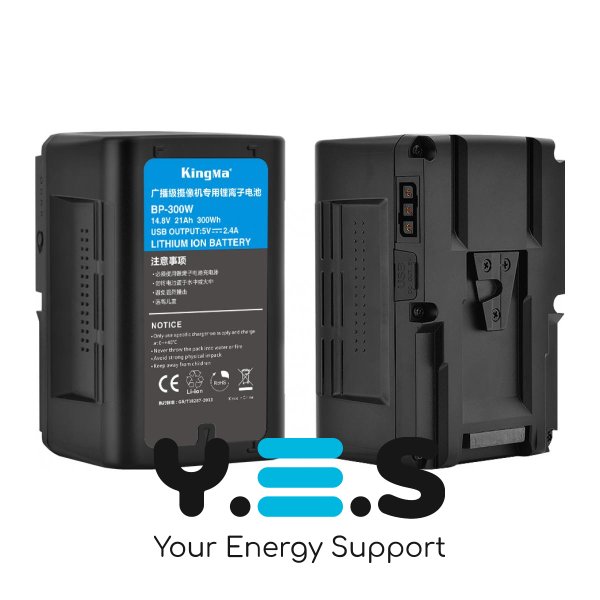 Акумулятор KingMa BP-300W V-Mount/V-Lock (300 Wh 14.8V 21000 mAh) для камер HPW-15126