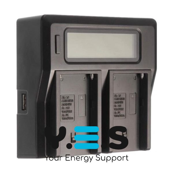 Зарядне на 2 батареї для Sony NP-FM50 NP-FM500 NP-FM70 NP-FM90 HPW-13361