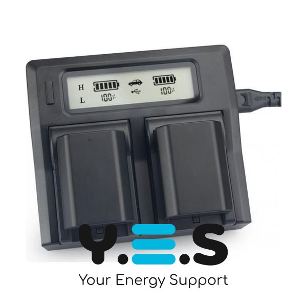 Інтелектуальний зарядний пристрій на 2 батареї (KingMa) для Sony NP-FZ100 HPW-13365