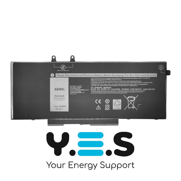 Батарея до ноутбуків DELL (3HWPP) Latitude 14 5410 5411 (Replacement ) HPW-15168