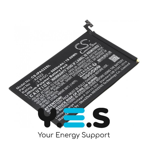 Батарея для планшету A2522 для Apple iPad Mini 6 (Cameron Sino) HPW-15031