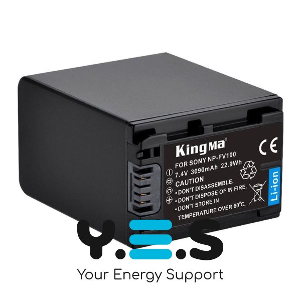 Батарея для фотоапарату Sony NP-FV100 (KingMa) 3090 mAh HPW-14172