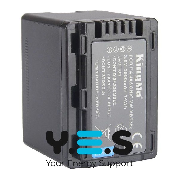 Батарея для фотоапарату Panasonic VW-VBT380 (KingMa) 3900 mAh HPW-14442