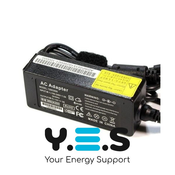 Зарядний пристрій Asus 12V 3A Eee PC HPW-10623