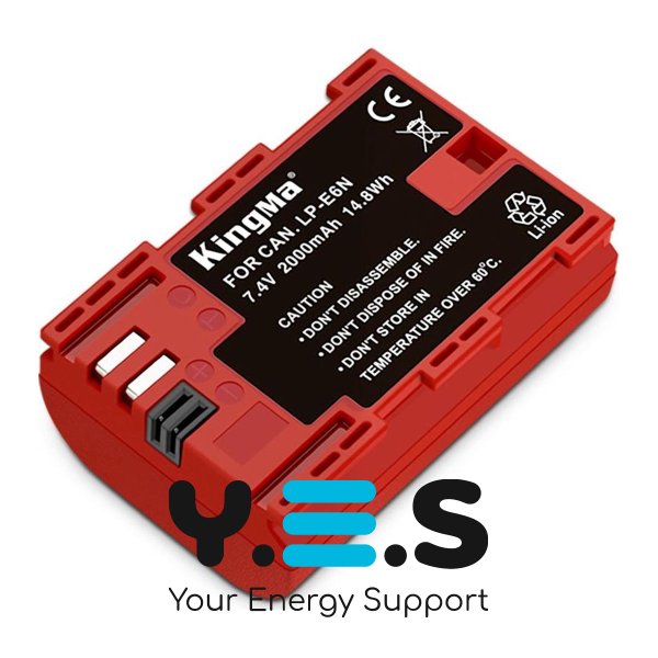 Батарея для фотоапаратуCanon LP-E6NH (KingMa) 2000 mAh HPW-14106