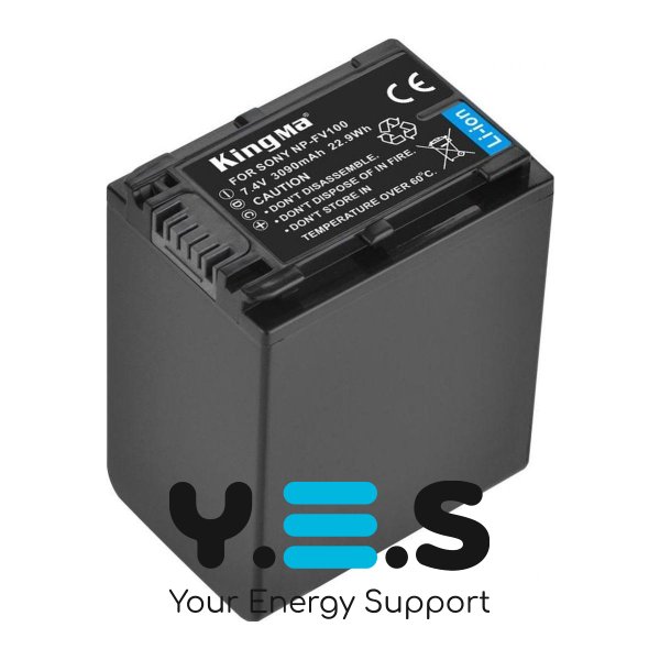 Батарея для фотоапарату  Sony NP-FH100 (KingMa) 3090 mAh HPW-10028