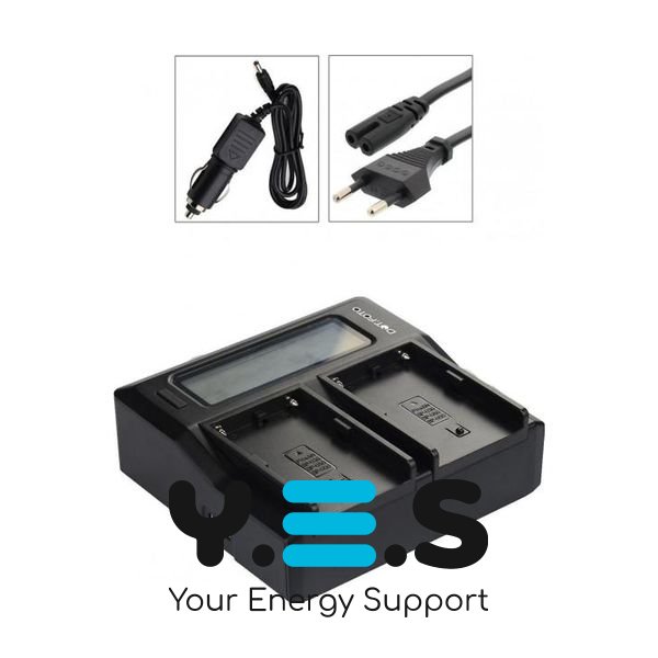 Інтелектуальний зарядний пристрій на 2 батареї (KingMa) для Olympus BLM-1 HPW-13345