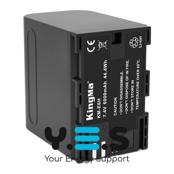 Батарея для фотоапарату Blackmagic KM-E6 (KingMa) 6000 mAh HPW-14536