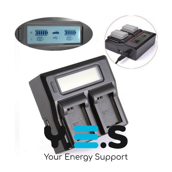 Інтелектуальний зарядний пристрій на 2 батареї (KingMa) для Sony NP-FW50 HPW-13364