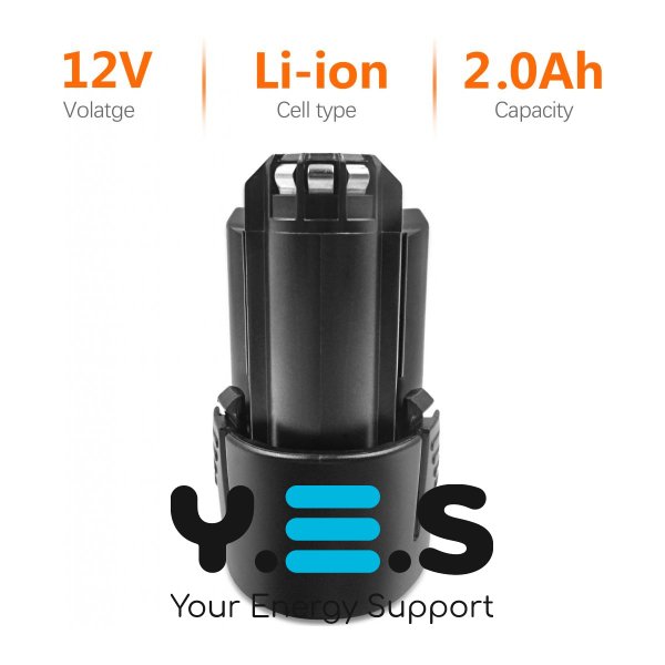 Акумулятор BAT411 10.8/12V 2.0 Ah до електроінструменту BOSCH HPW-15195