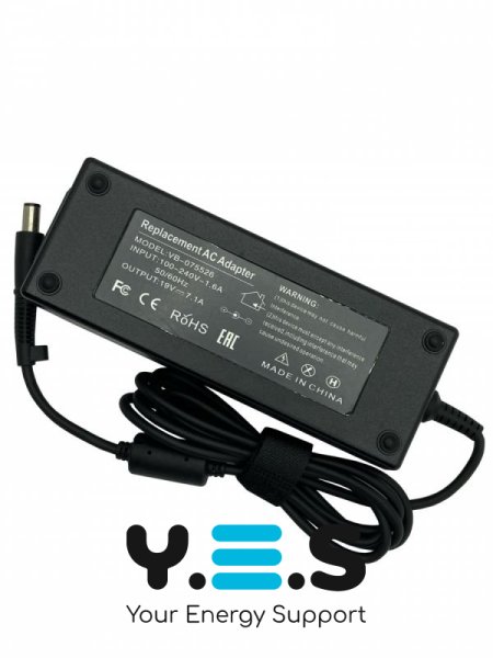 135W 7.4x5.0mm блок живлення 393946-001 для HP 19V 7.1A