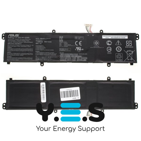 Original 3640mAh 11.55V B31N1911 C31N1911 батарея для ASUS VivoBook Flip TP470EA EZ 14 TM420IA X421DA X421EA X421EP X421FF X421FQ X421JA M41
