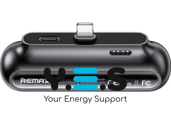 УМБ чорний Remax RPP-576 2500mAh Швидка допомога до айфону (Capsule Series)