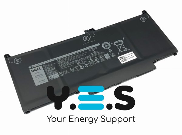 Батарея (оригінал) до Dell Latitude: 5300 5310 7300 7400 MXV9V 7.6V 7500mAh (60Wh)