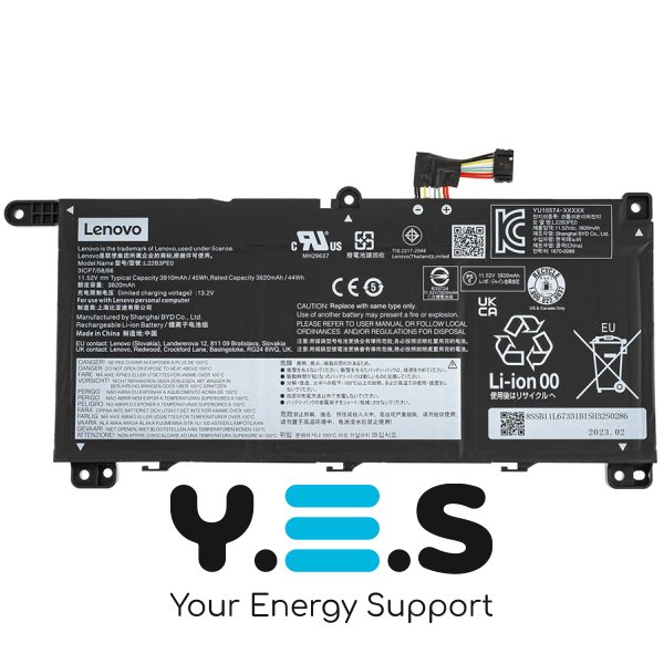 Батарея (оригінал) для Lenovo ThinkBook 16 G6 ABP L22B3PE0 11.52V 3900mAh 44Wh