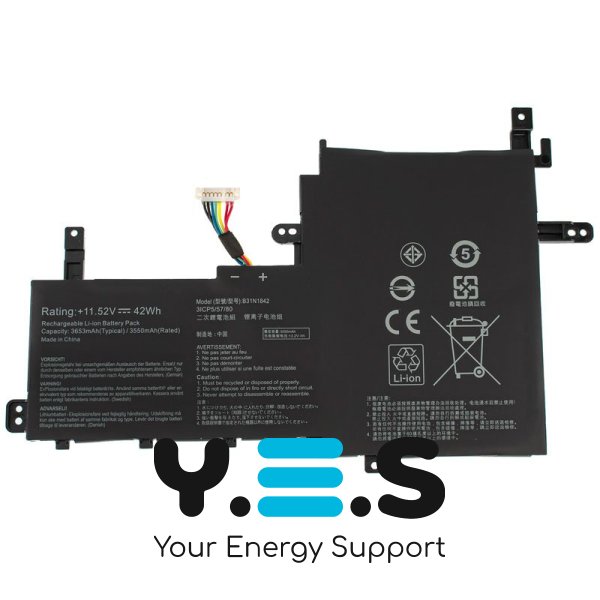3645mAh 42Wh 11.52V батарея B31N1842 для Asus VivoBook S15 S531FL S531FA K531FA S531FA-BQ028T X531FA-2S Series Notebook 0B200-03440000