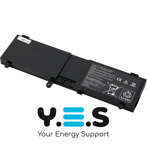 Батарея для Asus N550 Q550 G550 ROG G550 Series C41-N550 15V 4000mah