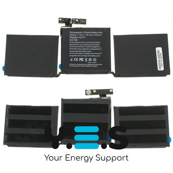 Батарея для Apple A2171 A2159 Apple MacBook Pro 13 11.4V 5103mAh 58.2Wh