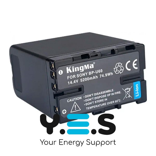 Батарея для Sony PMW-100 PMW-EX1 PMW-EX160 PMW-F3 PXW-FS5M2 BP-U60 5200 mAh