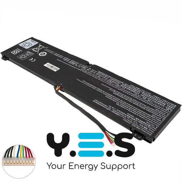 Батарея (оригінал) для Acer Predator: PT516-51, PT516-51s AP20BHU 15.2 6570mAh 99.98Wh