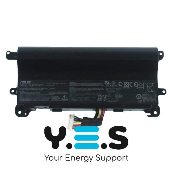 Батарея (оригінал)  ASUS ROG G752VY, GFX72, G752VS A42N1520 14.4V 6400mAh 96Wh